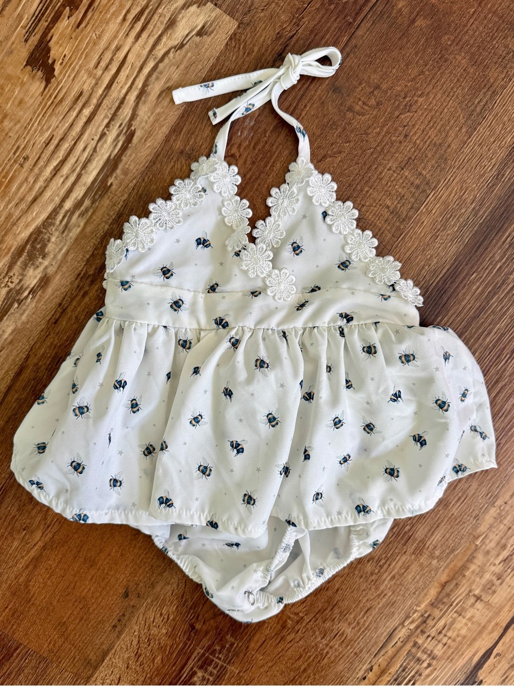 Bailey’s Blossoms Honeybee Romper- 18-24M